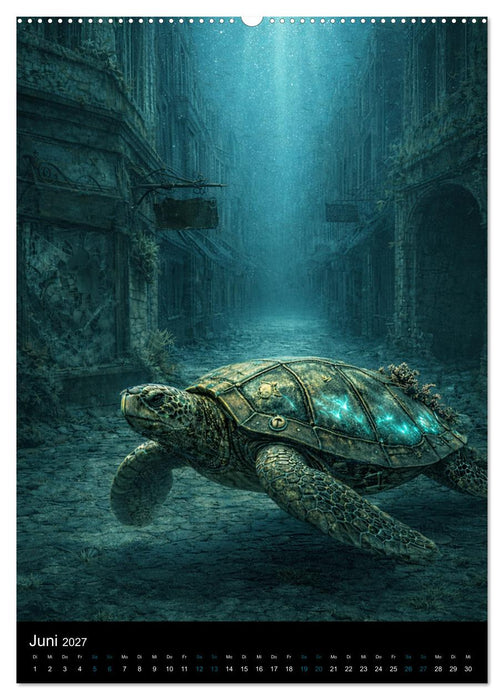 Aetherion – Die versunkene Stadt (CALVENDO Premium Wandkalender 2027)