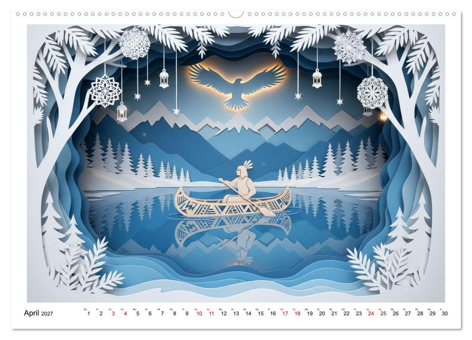 Wild West Dioramas (CALVENDO Wandkalender 2027)