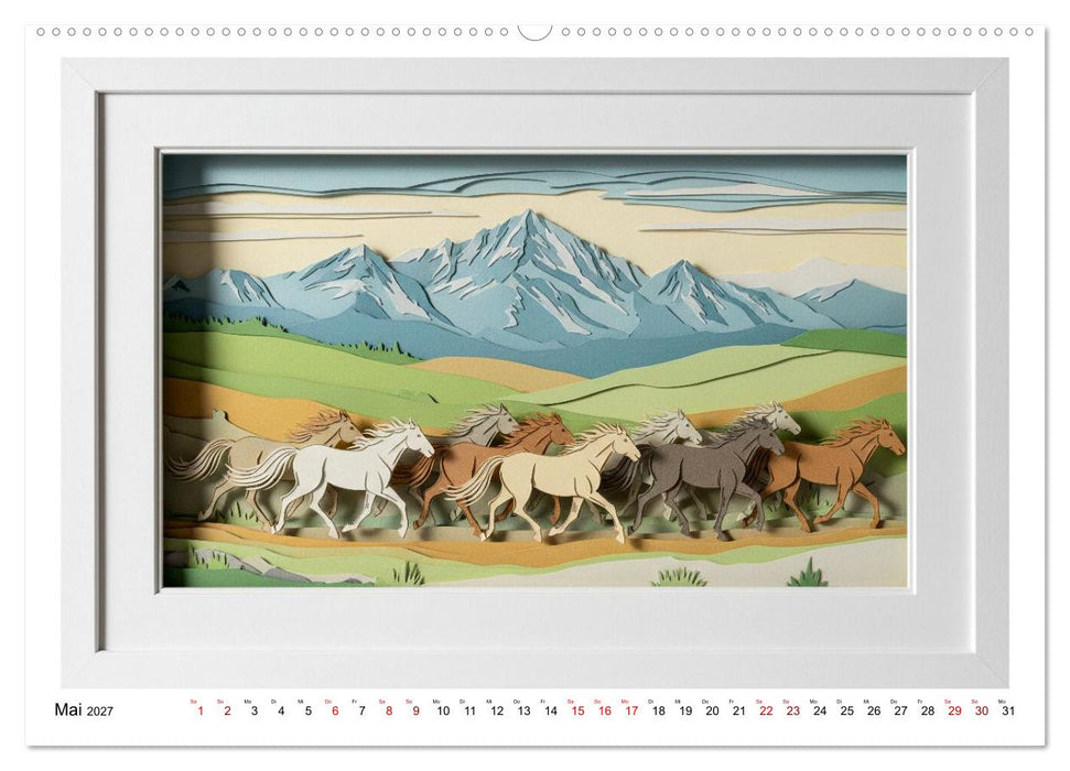 Wild West Dioramas (CALVENDO Wandkalender 2027)