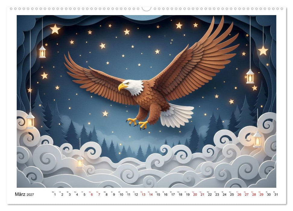Wild West Dioramas (CALVENDO Premium Wandkalender 2027)