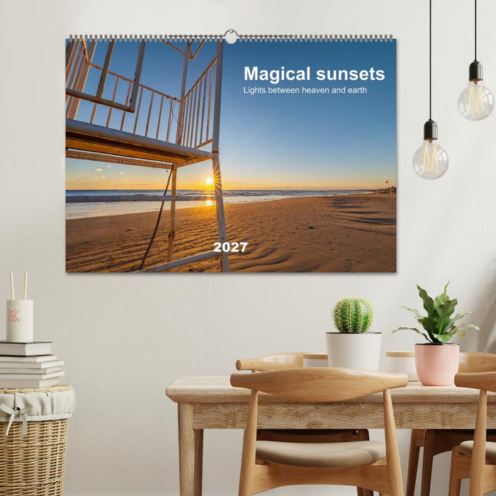 Magical sunsets. Lights between heaven and earth (CALVENDO Monthly Calendar 2027)