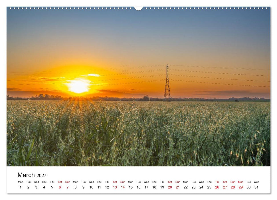 Magical sunsets. Lights between heaven and earth (CALVENDO Monthly Calendar 2027)