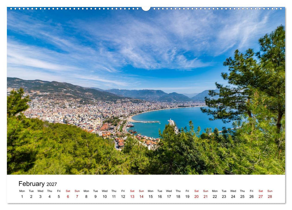 TURKISH RIVIERA Ancient echoes and azure coasts (CALVENDO Monthly Calendar 2027)