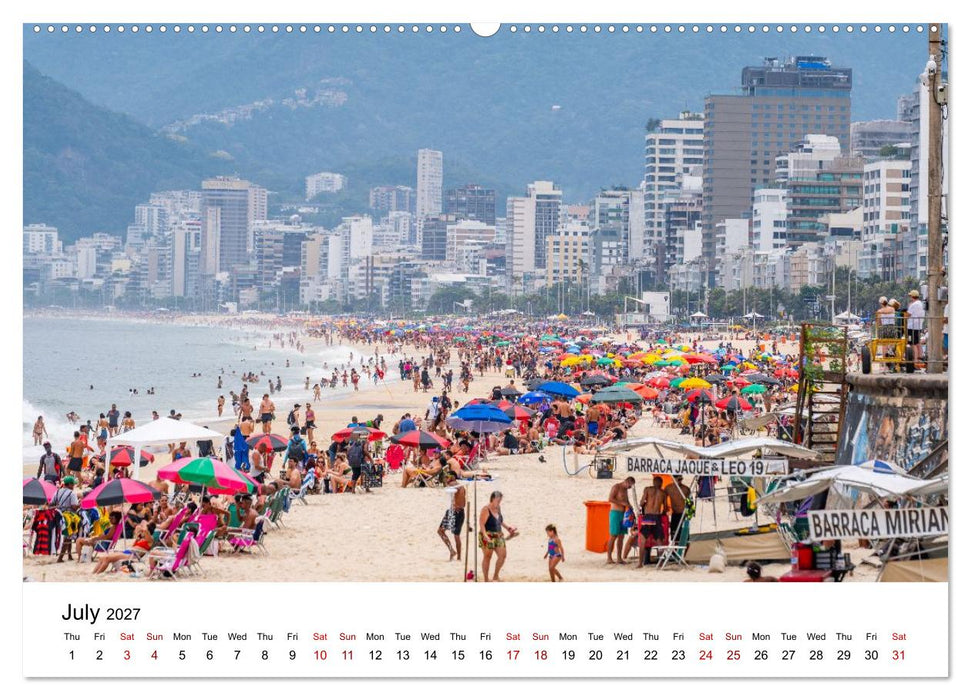 RIO DE JANEIRO Contrasts. Colors. Light. (CALVENDO Premium-Calendar 2027)