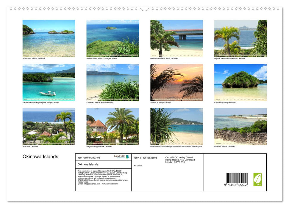 Okinawa Islands (CALVENDO Premium-Calendar 2027)