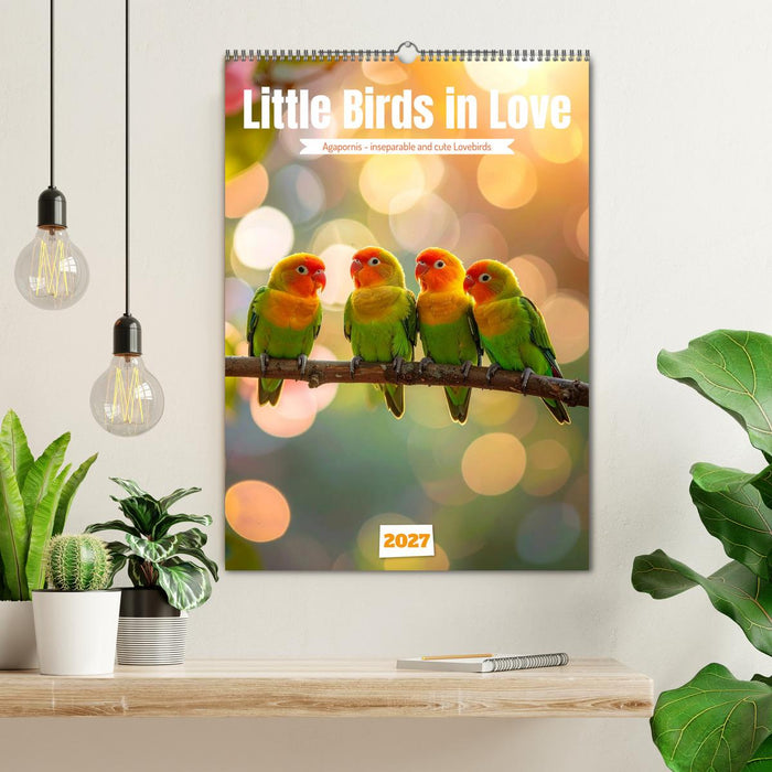 Little Birds in Love (CALVENDO Monthly Calendar 2027)