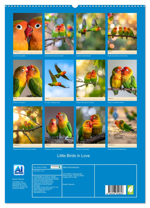Little Birds in Love (CALVENDO Premium-Calendar 2027)