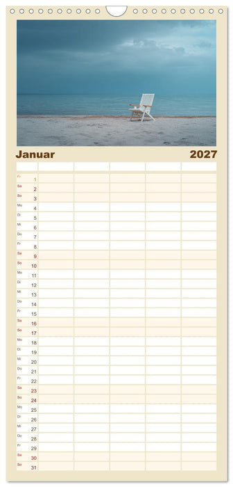 Stühle Körbe Liegen (CALVENDO Familienplaner 2027)
