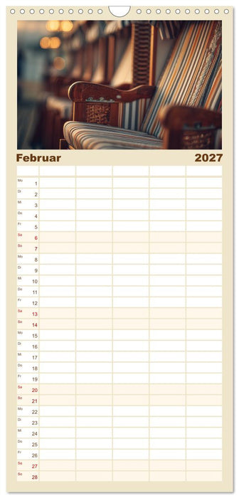 Stühle Körbe Liegen (CALVENDO Familienplaner 2027)