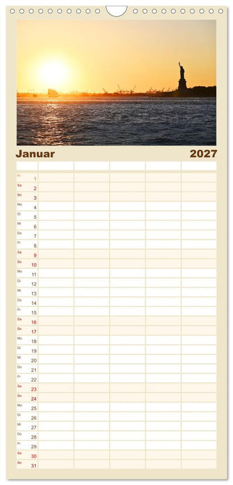 Wundervolles New York (CALVENDO Familienplaner 2027)