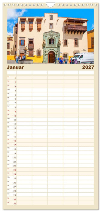 Las Palmas de Gran Canaria - eine großartige Stadt (CALVENDO Familienplaner 2027)