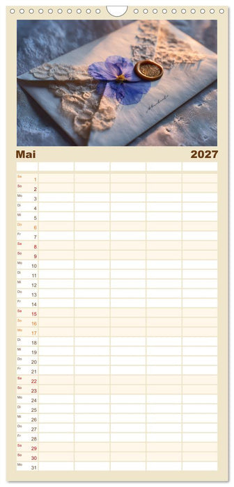 Zeitgeflüster (CALVENDO Familienplaner 2027)