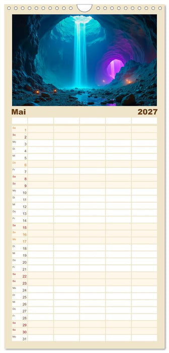 Fabelhafte Orte – Landschaften aus Märchen und Sagen (CALVENDO Familienplaner 2027)