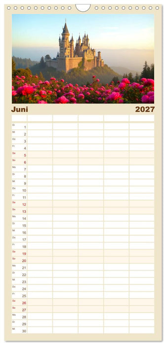 Fabelhafte Orte – Landschaften aus Märchen und Sagen (CALVENDO Familienplaner 2027)