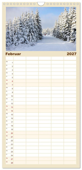 Sauerland - Land der tausend Berge (CALVENDO Familienplaner 2027)