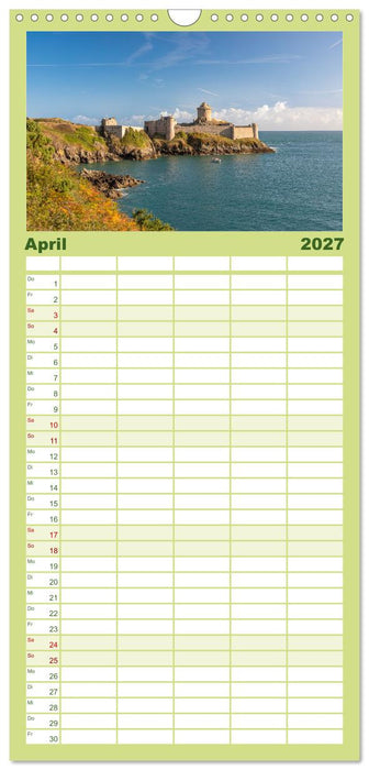Smaragdküste Côte d'Émeraude. Der malerische Norden der Bretagne (CALVENDO Familienplaner 2027)
