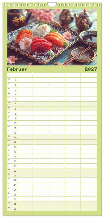 Genussmomente. Streifzug durch die japanische Küche (CALVENDO Familienplaner 2027)