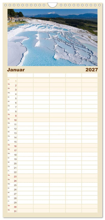 Landschaften der Türkei (CALVENDO Familienplaner 2027)