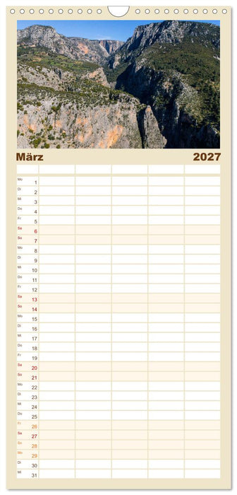 Landschaften der Türkei (CALVENDO Familienplaner 2027)