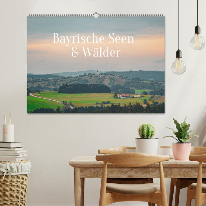 Bayrische Seen und Wälder (CALVENDO Wandkalender 2027)