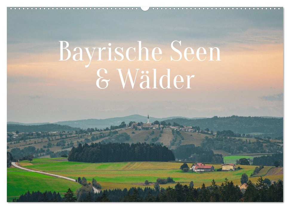 Bayrische Seen und Wälder (CALVENDO Wandkalender 2027)