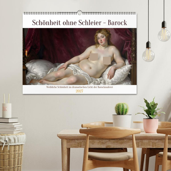 Schönheit ohne Schleier - Barock (CALVENDO Wandkalender 2027)