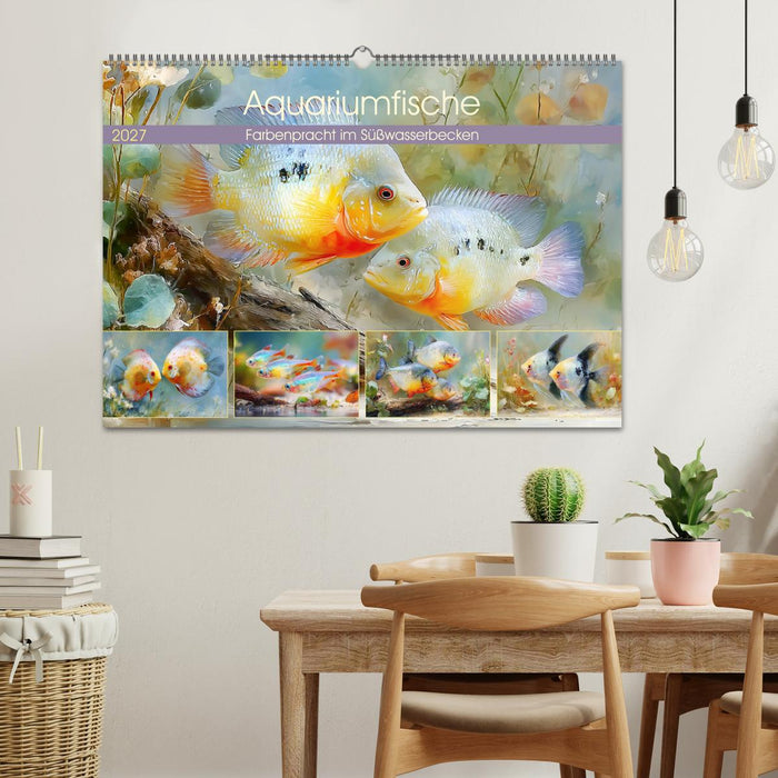 Aquariumfische. Farbenpracht im Süßwasserbecken (CALVENDO Wandkalender 2027)