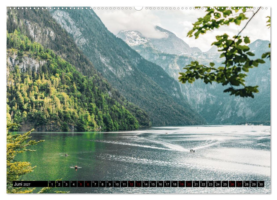 Bayrische Seen und Wälder (CALVENDO Premium Wandkalender 2027)