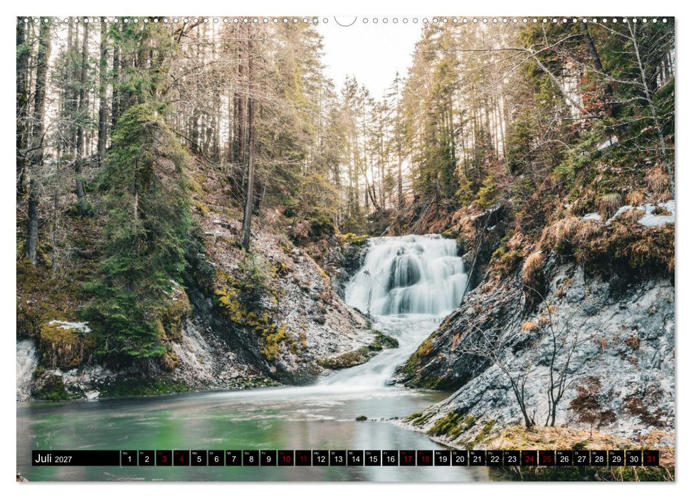 Bayrische Seen und Wälder (CALVENDO Premium Wandkalender 2027)