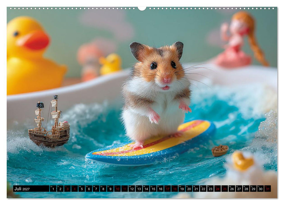 Die Welt gehört den Hamstern (CALVENDO Premium Wandkalender 2027)