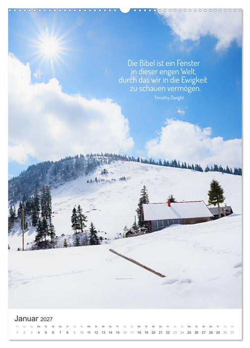Christliche Natur-Poster (CALVENDO Premium Wandkalender 2027)