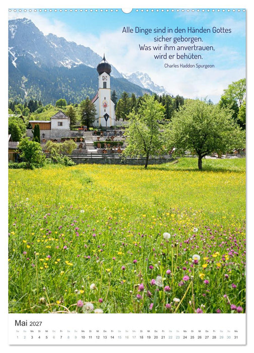 Christliche Natur-Poster (CALVENDO Premium Wandkalender 2027)