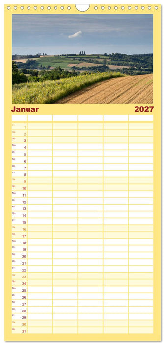Schöner Kraichgau (CALVENDO Familienplaner 2027)