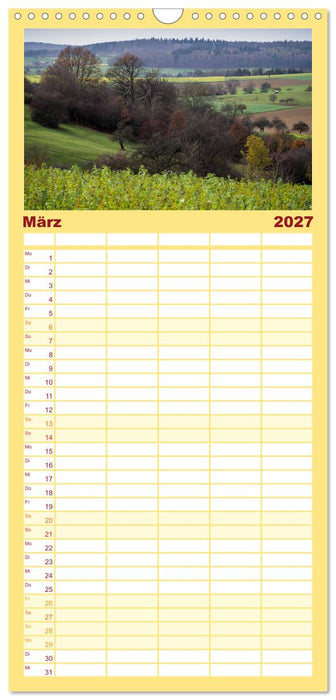 Schöner Kraichgau (CALVENDO Familienplaner 2027)