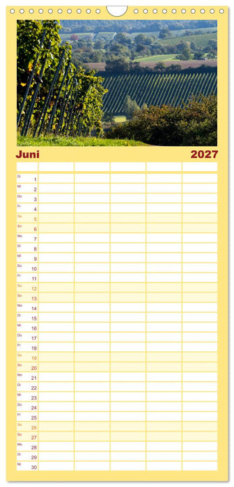 Schöner Kraichgau (CALVENDO Familienplaner 2027)