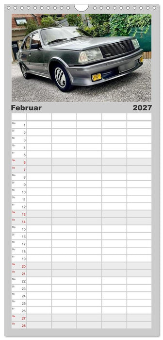 Historische Renault (CALVENDO Familienplaner 2027)