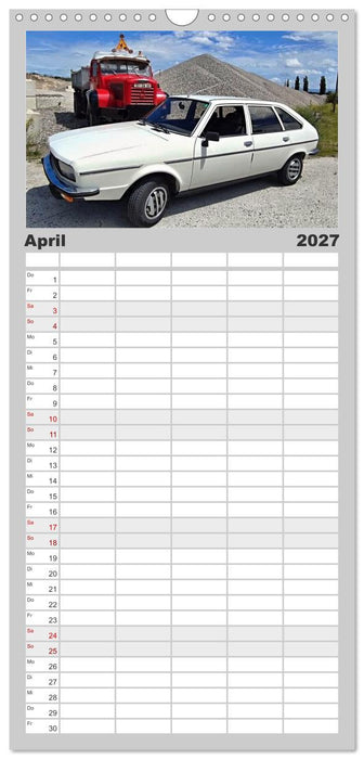 Historische Renault (CALVENDO Familienplaner 2027)