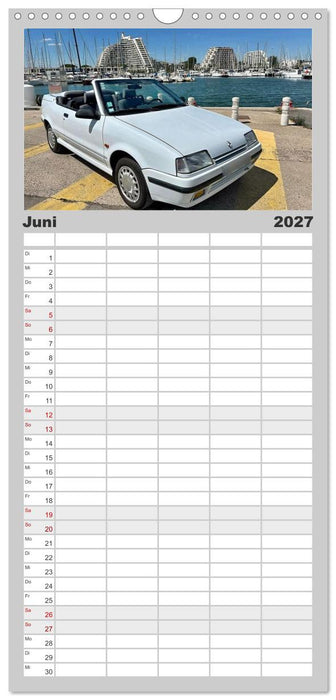 Historische Renault (CALVENDO Familienplaner 2027)