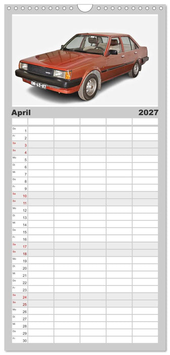 Japanische Oldtimer (CALVENDO Familienplaner 2027)