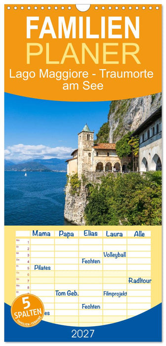Lago Maggiore - Traumorte am See (CALVENDO Familienplaner 2027)
