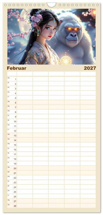 Wilde Seelen (CALVENDO Familienplaner 2027)