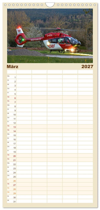 Wo Kraft schwebt und Präzision fliegt (CALVENDO Familienplaner 2027)