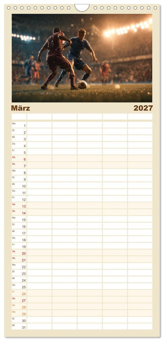 Fußball Kalender - Das Spiel unseres Lebens (CALVENDO Familienplaner 2027)