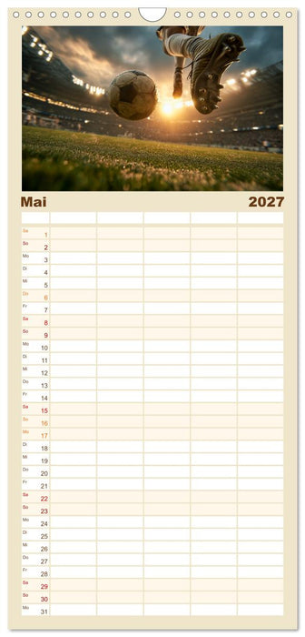 Fußball Kalender - Das Spiel unseres Lebens (CALVENDO Familienplaner 2027)