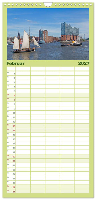 Hansestädte in Norddeutschland (CALVENDO Familienplaner 2027)