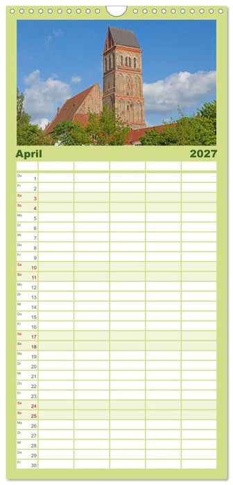 Hansestädte in Norddeutschland (CALVENDO Familienplaner 2027)