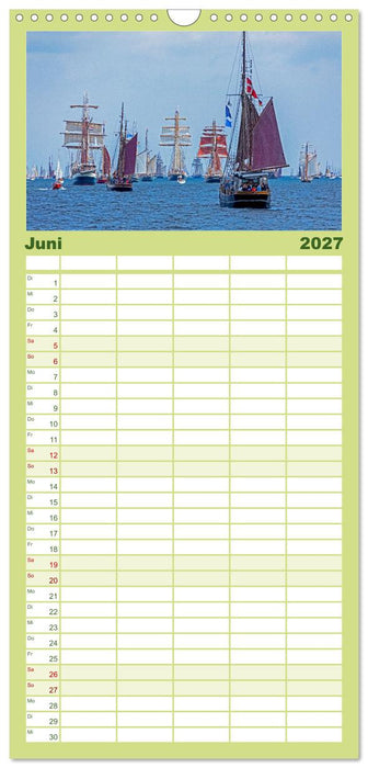 Hansestädte in Norddeutschland (CALVENDO Familienplaner 2027)