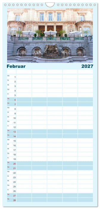 SPA - Die belgische Stadt des Wassers (CALVENDO Familienplaner 2027)