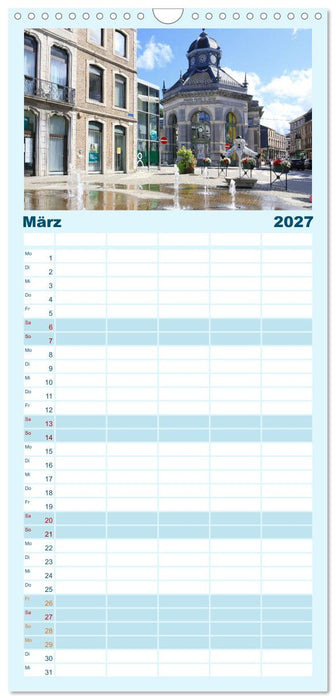 SPA - Die belgische Stadt des Wassers (CALVENDO Familienplaner 2027)