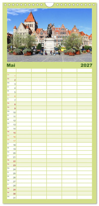 Tournai - Malerisches Belgien (CALVENDO Familienplaner 2027)